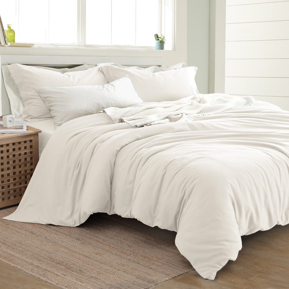3 piece Linen & Cotton duvet set
